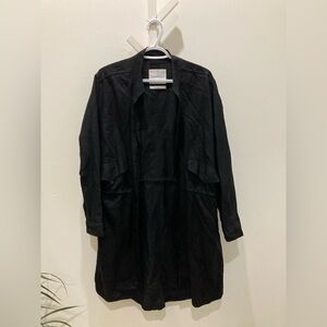Aritzia Community Linen-blend Light Coat EUC
